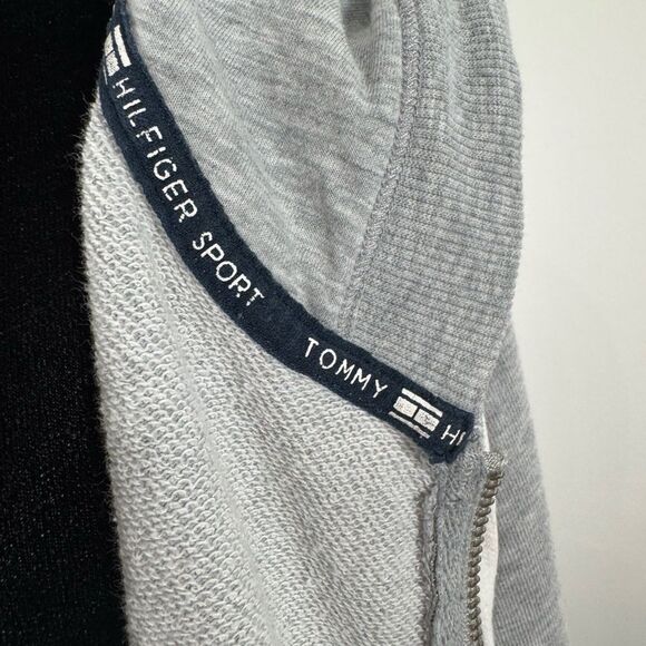 Tommy Hilfiger Light Gray Hoodie womens 1xl - Picture 11 of 14